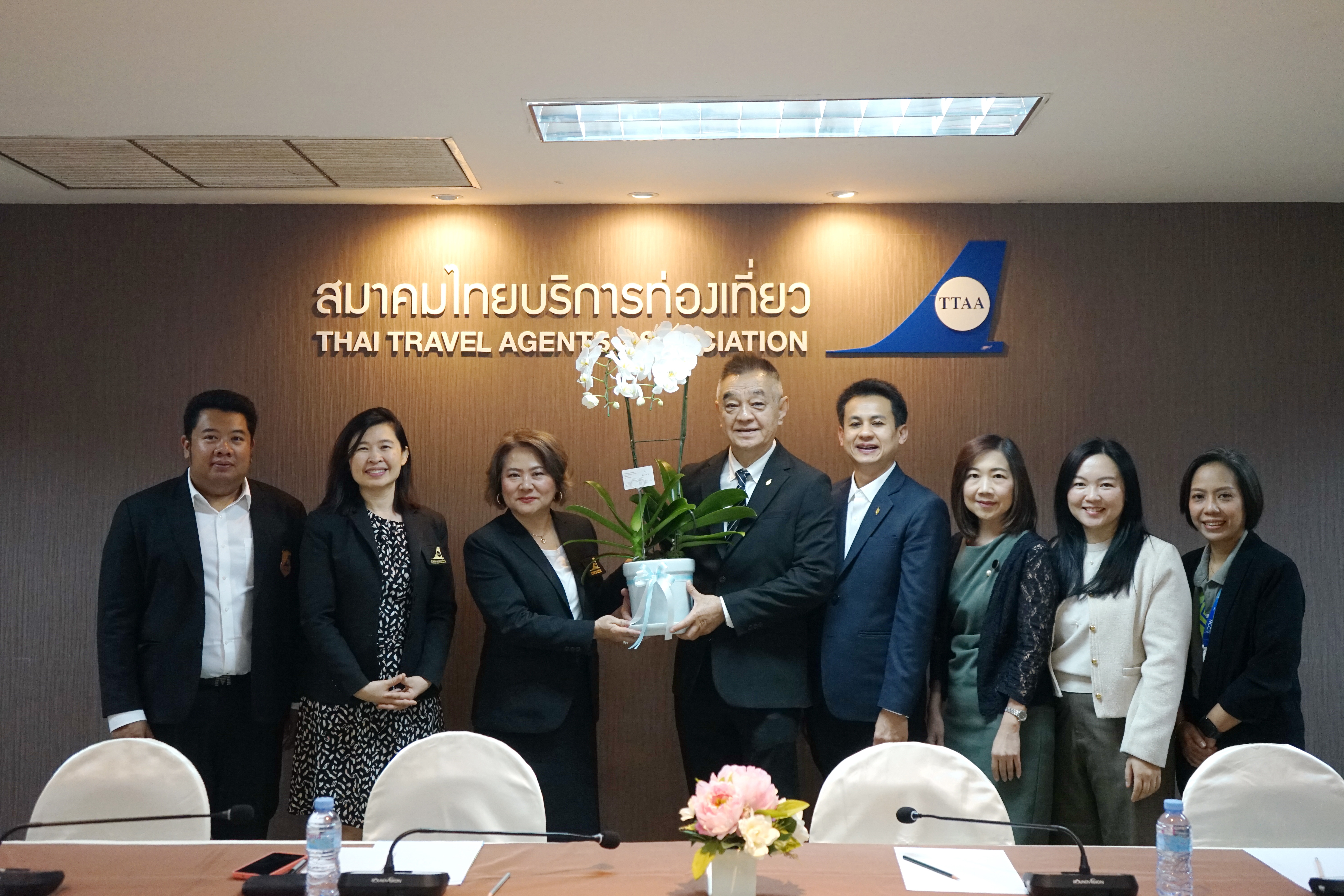 TTAA ให้การต้อนรับผู้บริหารและคณะ จากศูนย์การประชุมแห่งชาติสิริกิติ์