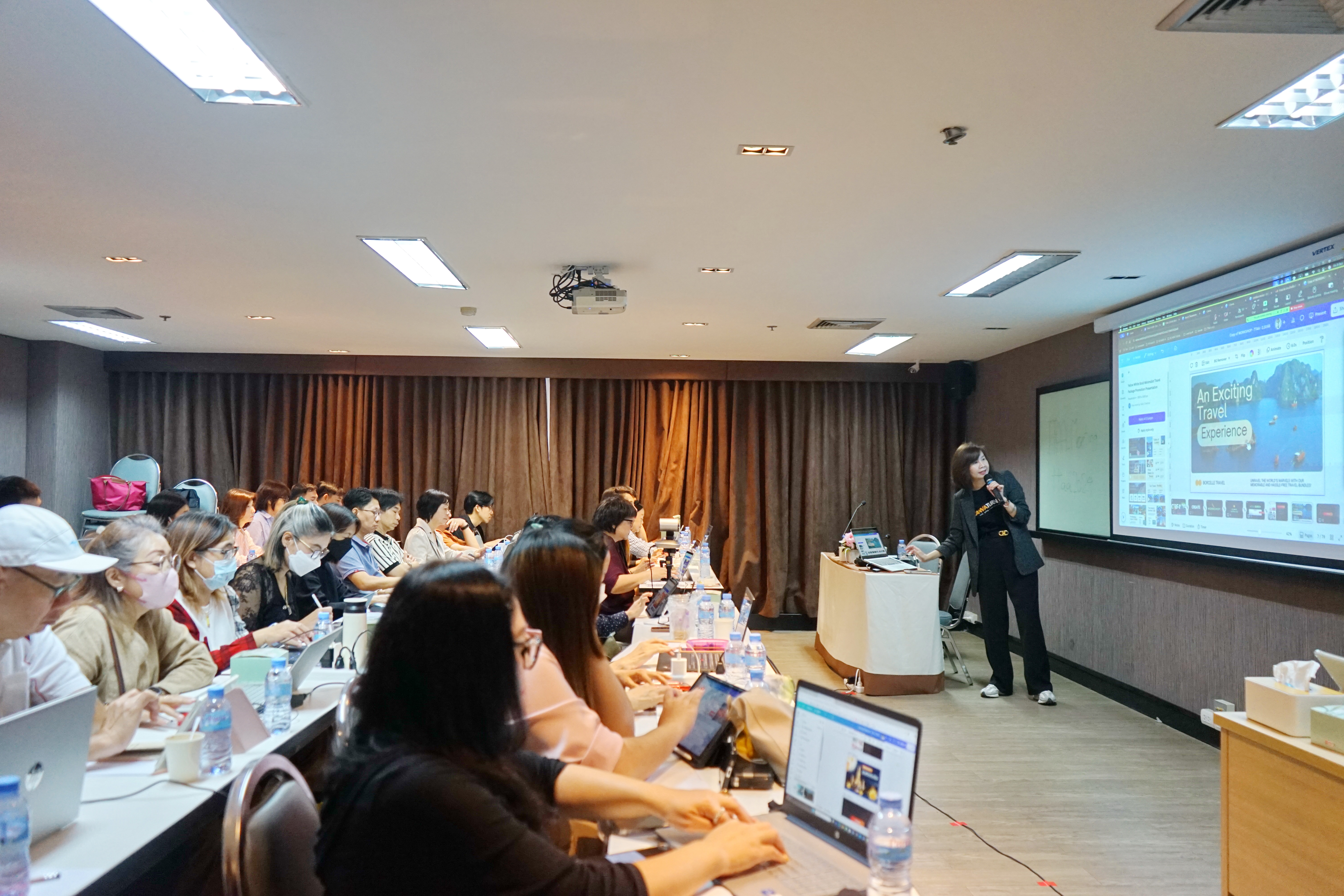 TTAA  จัดอบรมหัวข้อ “ เทคนิคการออกแบบสื่อนำเสนอโดยใช้โปรแกรม CANVA AI ”